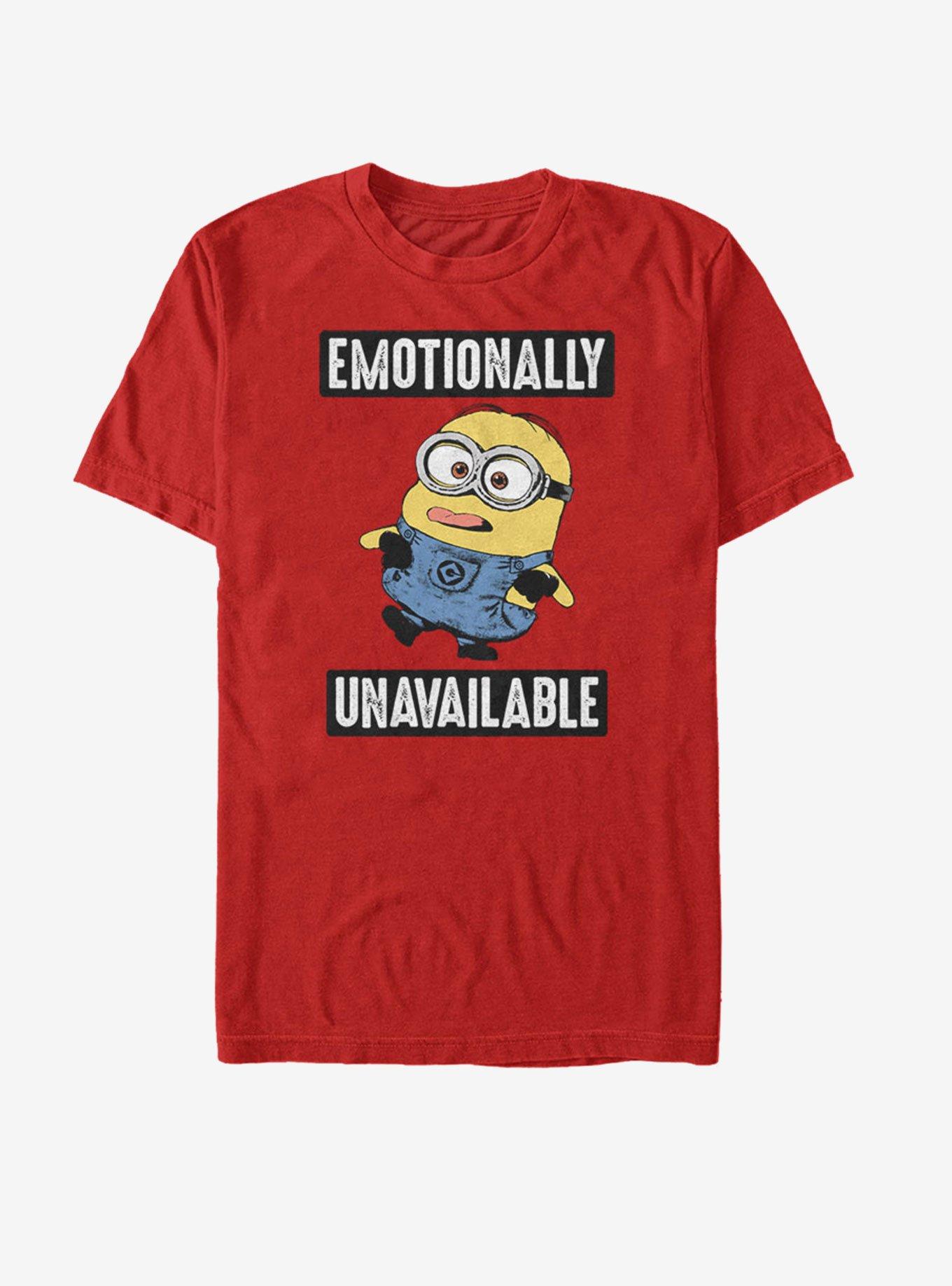 Minions Emotionally Unavailable T-Shirt, , hi-res