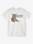 That's What She Said Cat T-Shirt, WHITE, hi-res