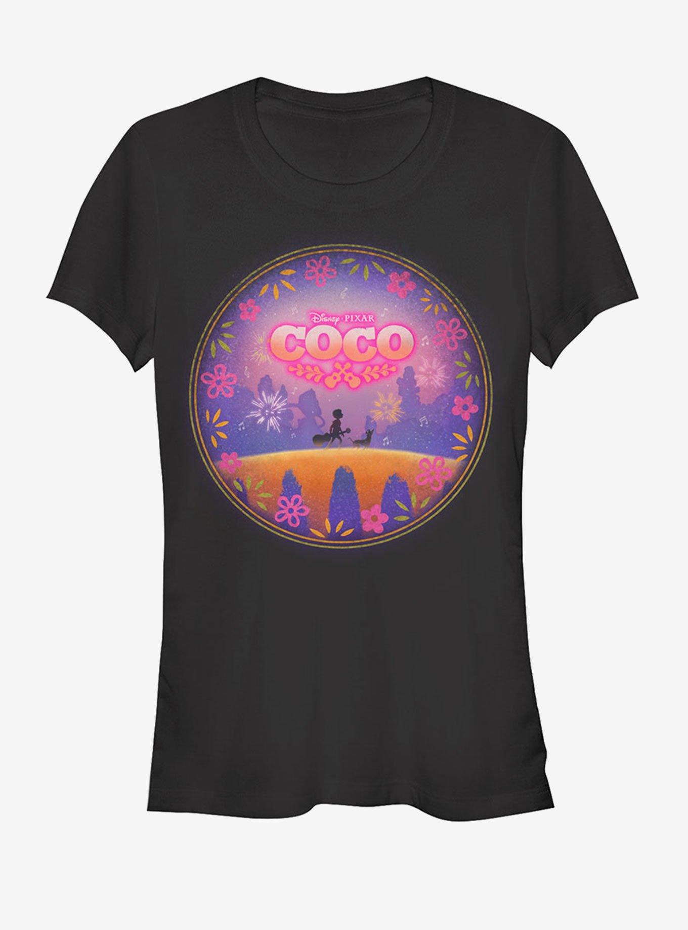 Disney Pixar Coco Bridge to Land of the Dead Girls T-Shirt, BLACK, hi-res