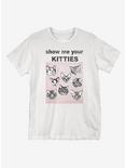 Show Me Your Kittles T-Shirt, WHITE, hi-res