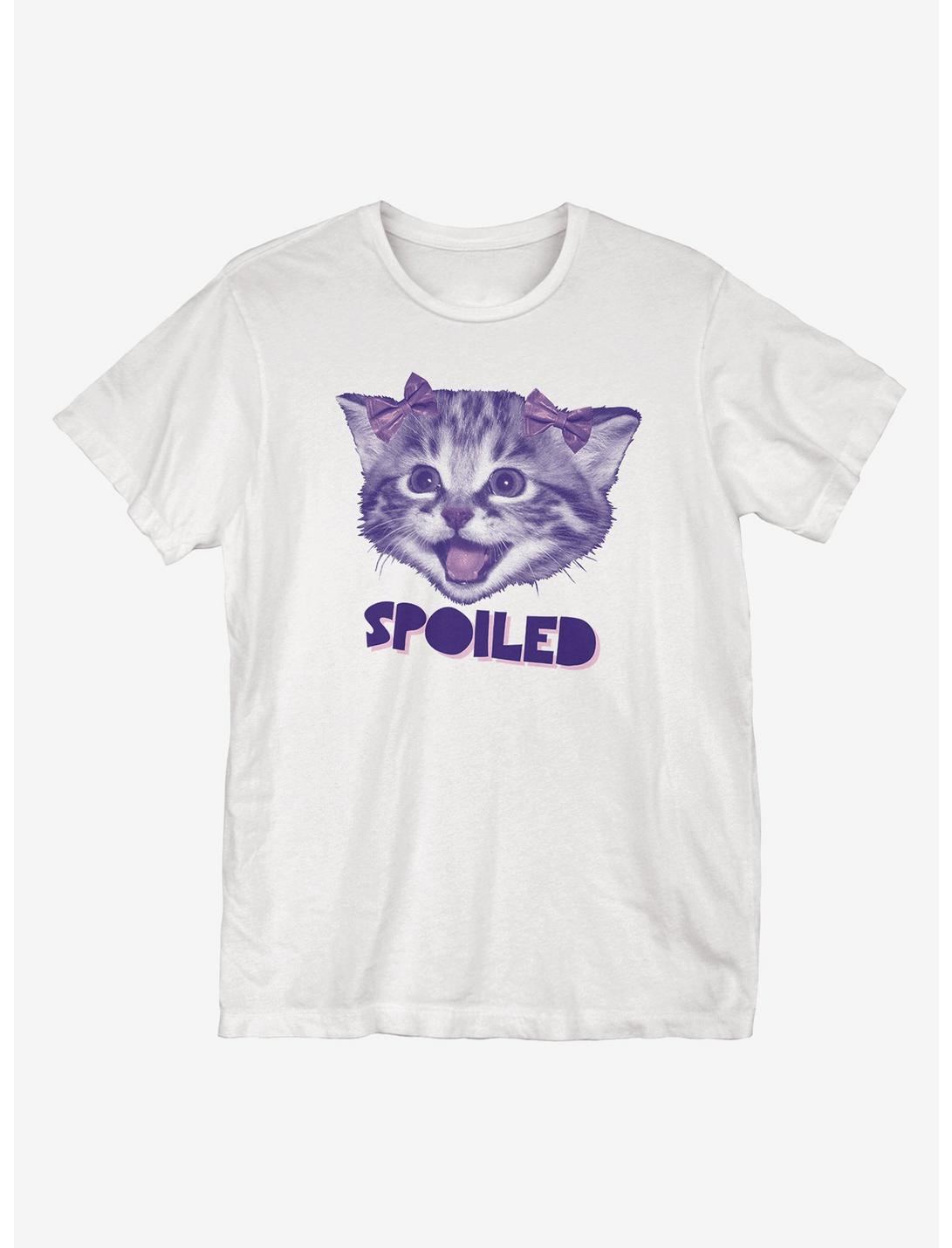 Spoiled Kitty T-Shirt, WHITE, hi-res