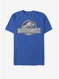 Jurassic Park Basic Logo T-Shirt, ROYAL, hi-res