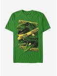 Jurassic Park Dino Caution T-Shirt, KELLY, hi-res