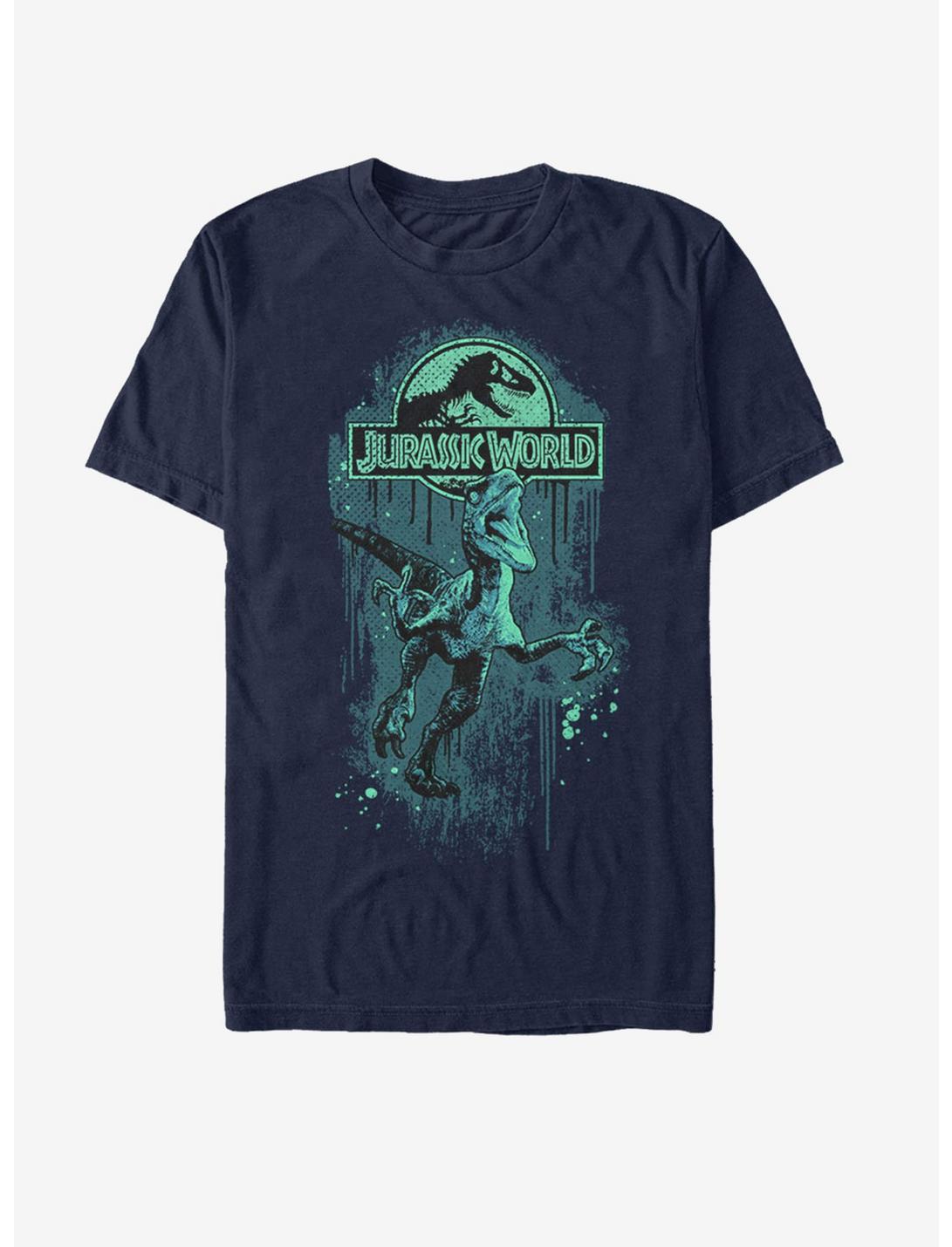 Jurassic Park Paint The Town T-Shirt, NAVY, hi-res
