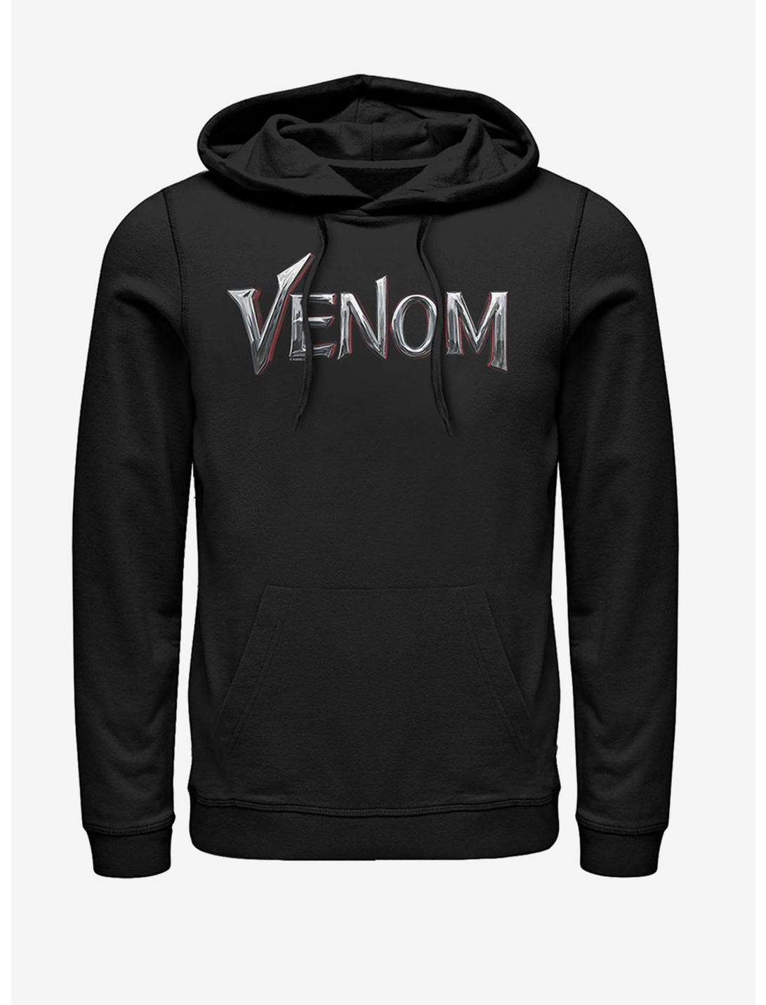 Marvel Venom Film Metallic Logo Hoodie, BLACK, hi-res