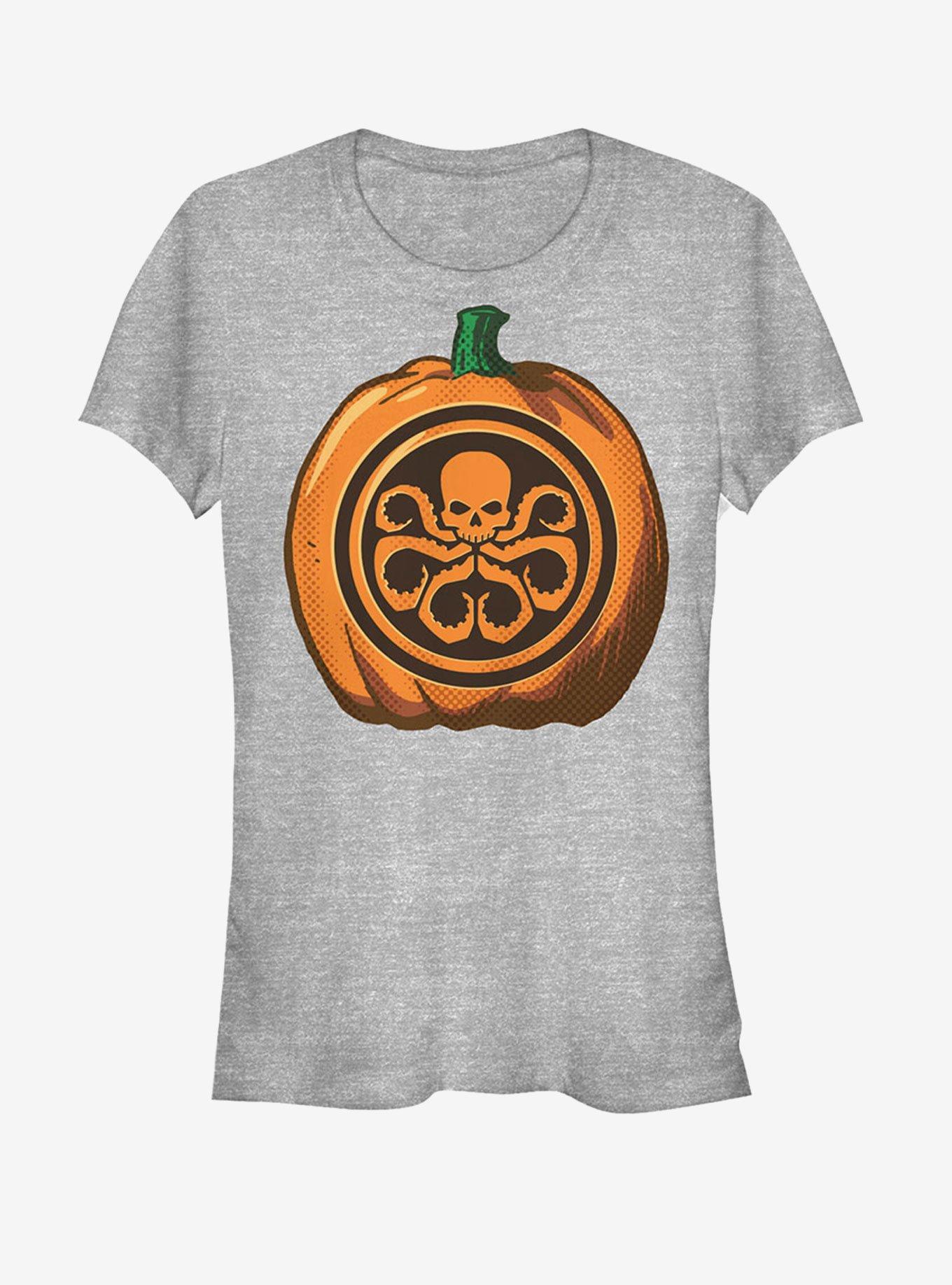 Marvel Halloween Hydra Pumpkin Girls T-Shirt