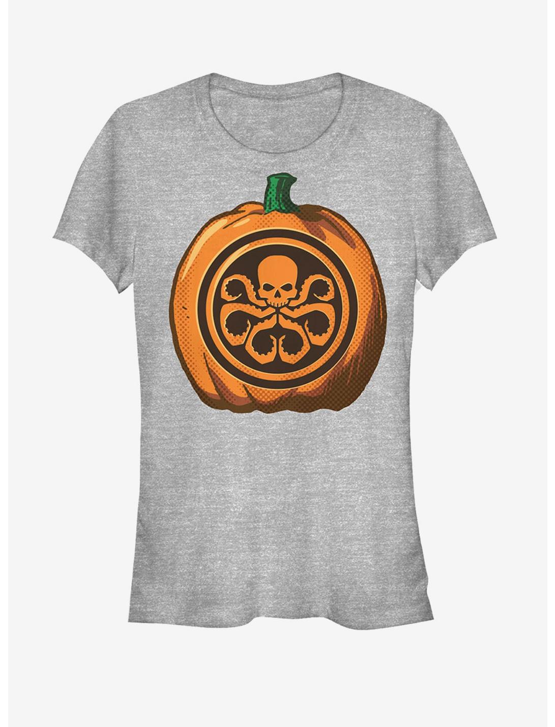 Marvel Halloween Hydra Pumpkin Girls T-Shirt, ATH HTR, hi-res
