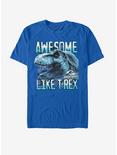 Jurassic Park Be Like Rex T-Shirt, ROYAL, hi-res