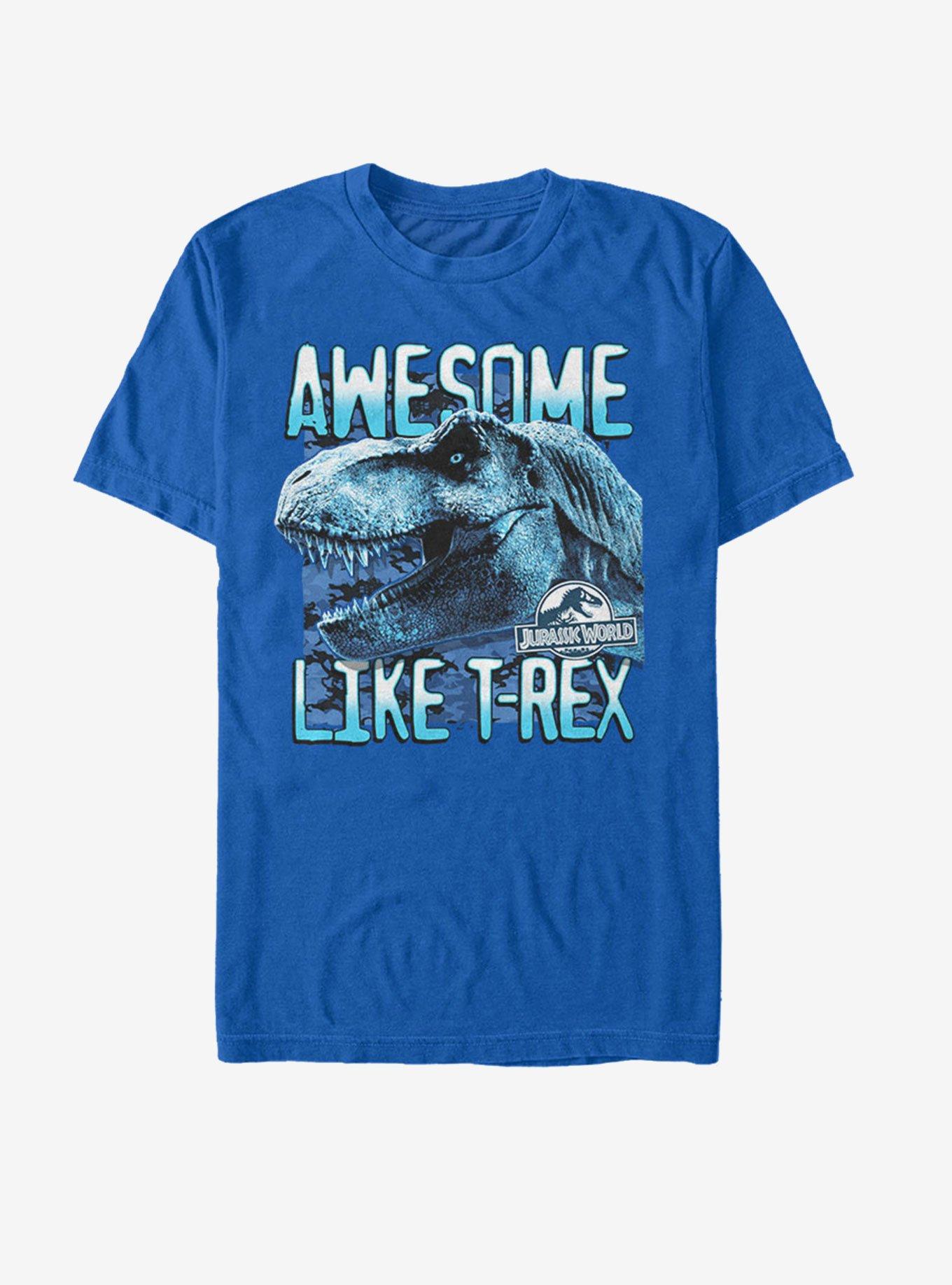 Jurassic Park Be Like Rex T-Shirt, ROYAL, hi-res