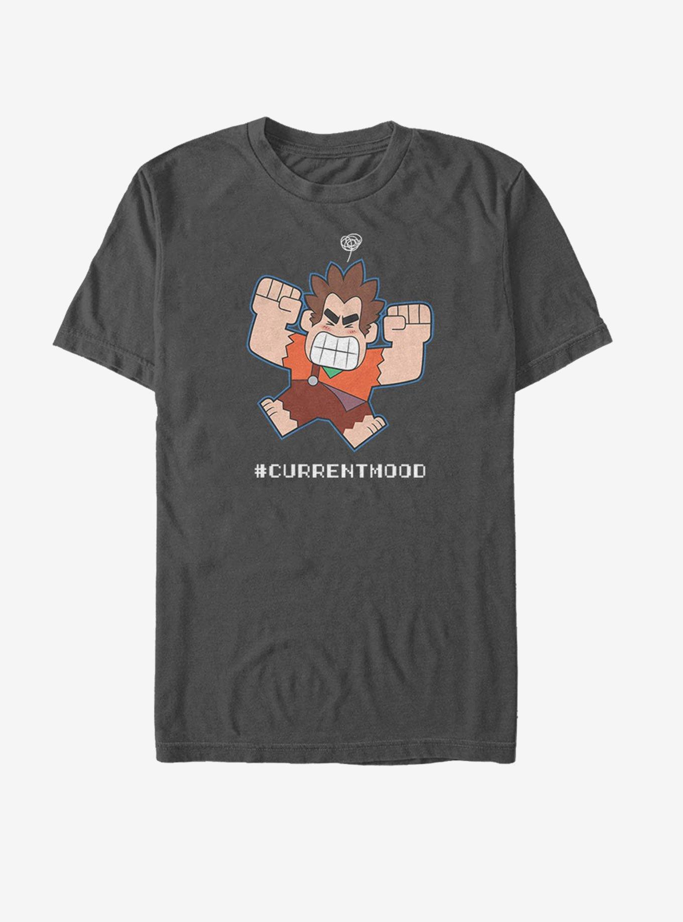 Disney Wreck-It Ralph Current Mood T-Shirt, CHARCOAL, hi-res