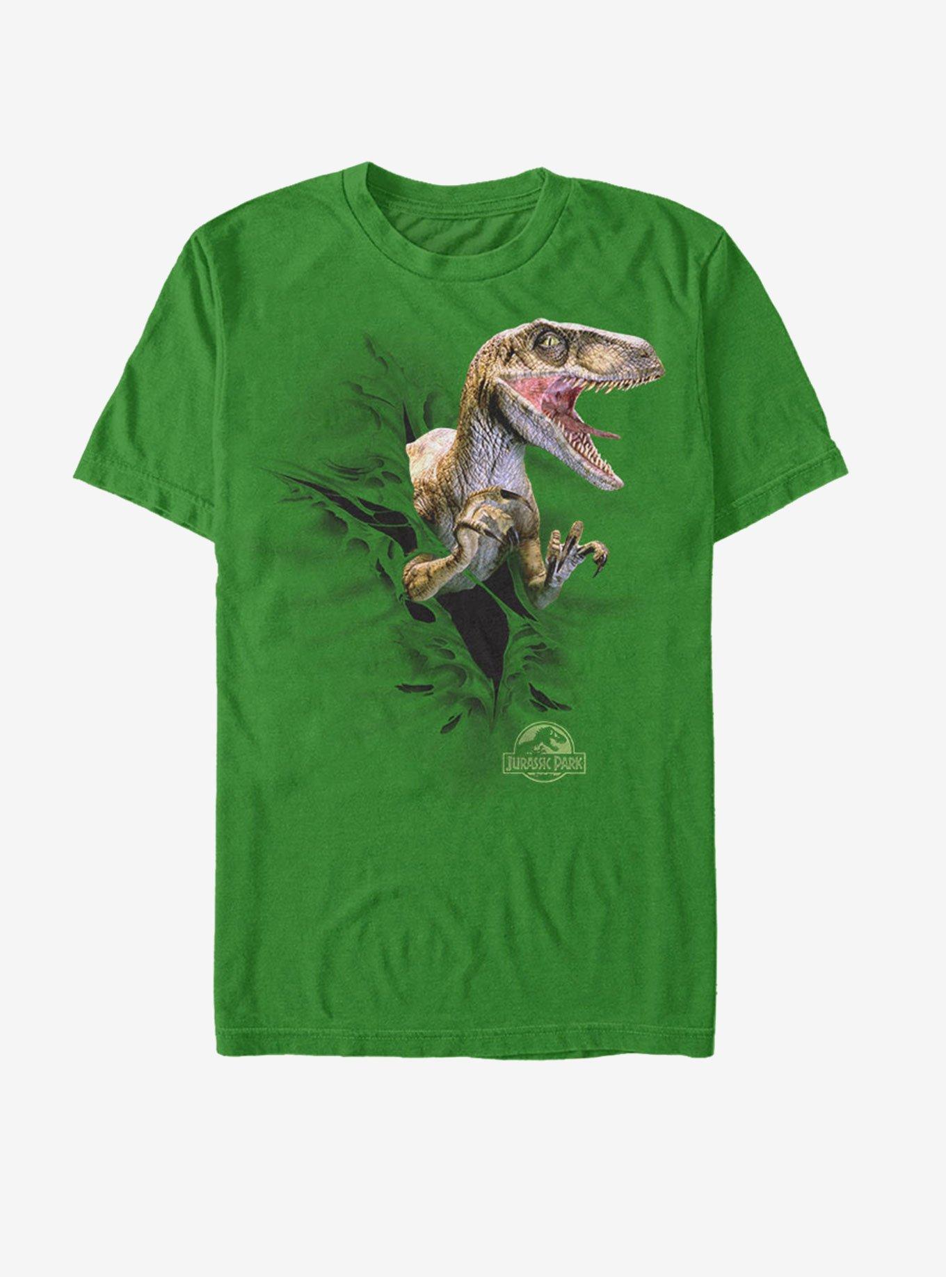 Jurassic Park Raptor Tear T-Shirt - GREY | Hot Topic