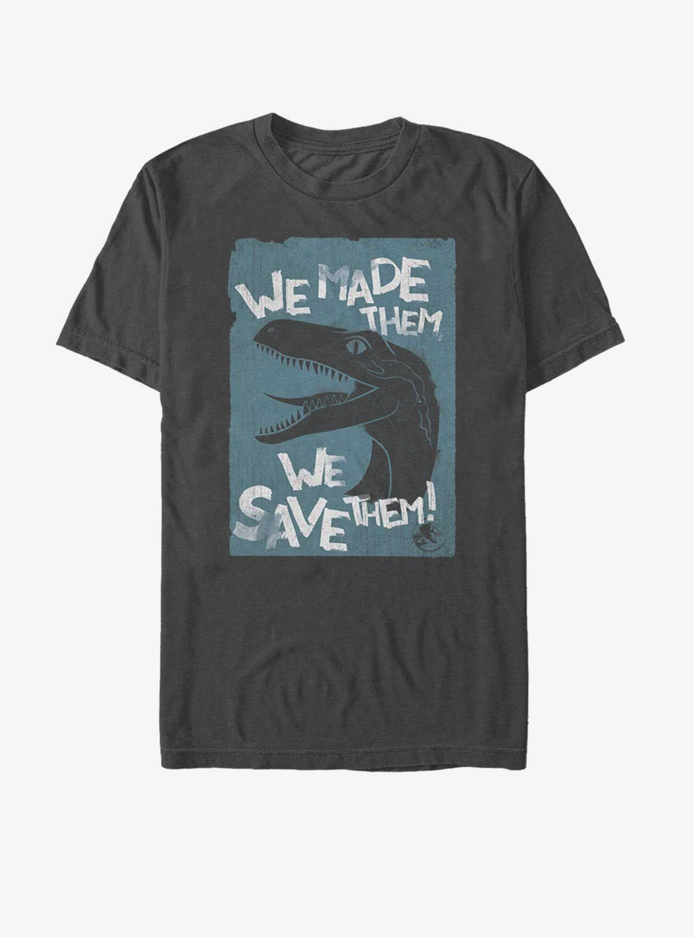 Jurassic Park Save Em T-Shirt, , hi-res