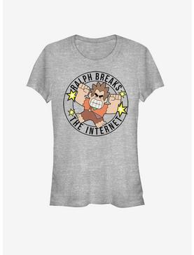 Disney Wreck-It Ralph Wreck Round Linear Girls T-Shirt, , hi-res