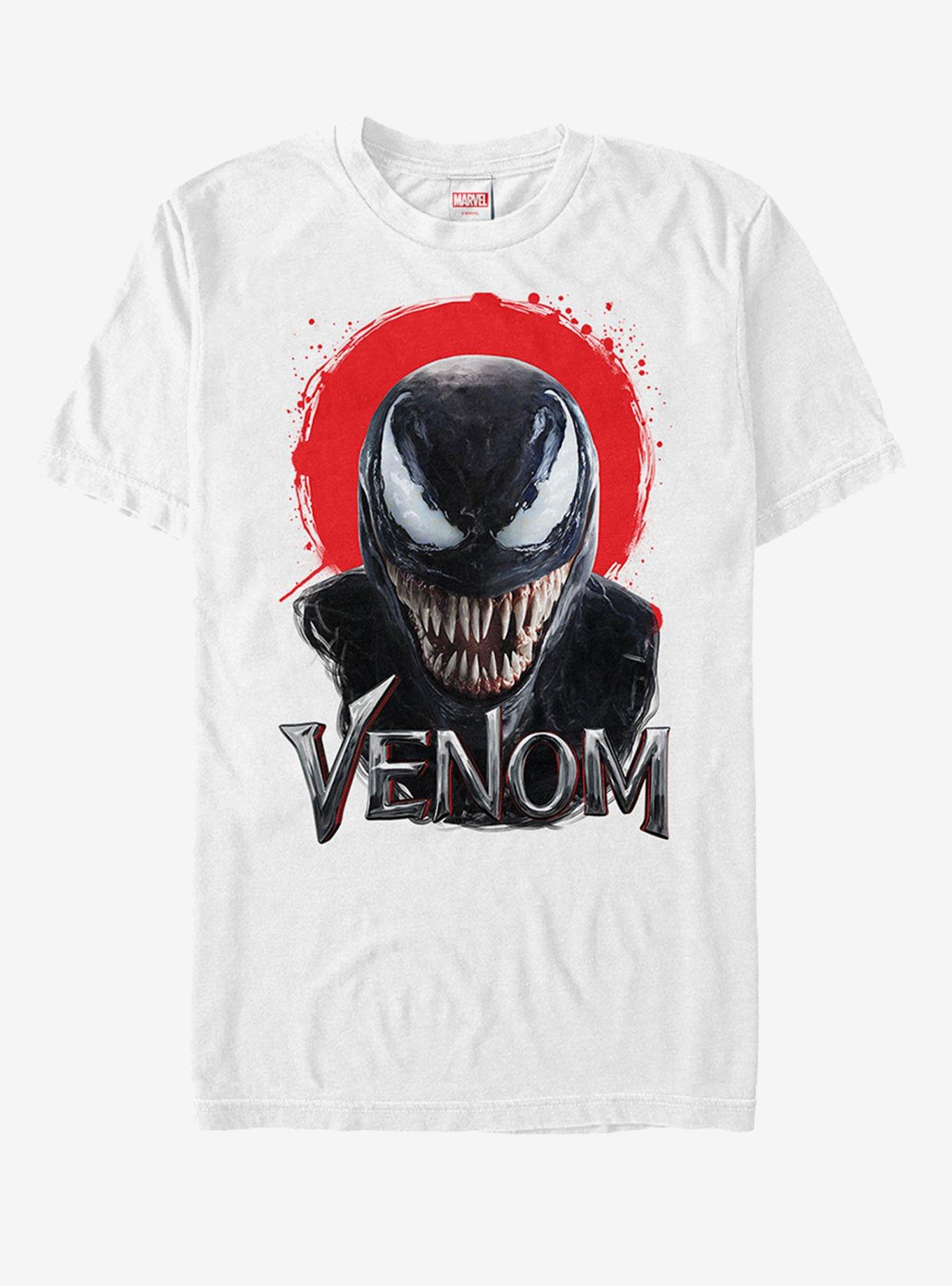 Marvel Venom Film Red Halo T-Shirt, WHITE, hi-res