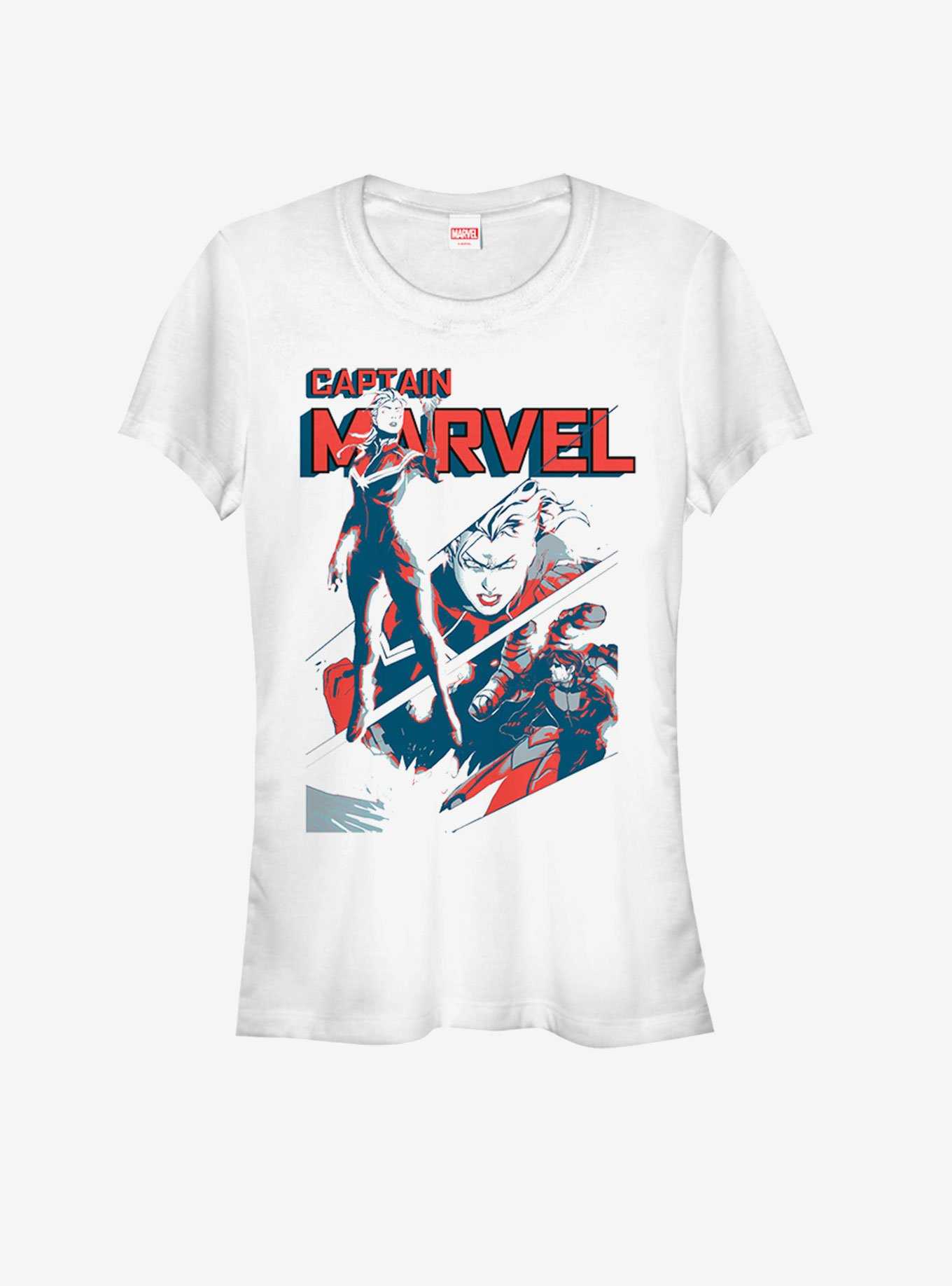 Marvel Captain Marvel The Woman Cap Girls T-Shirt, , hi-res