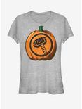 Marvel Halloween Thor Hammer Pumpkin Girls T-Shirt, ATH HTR, hi-res
