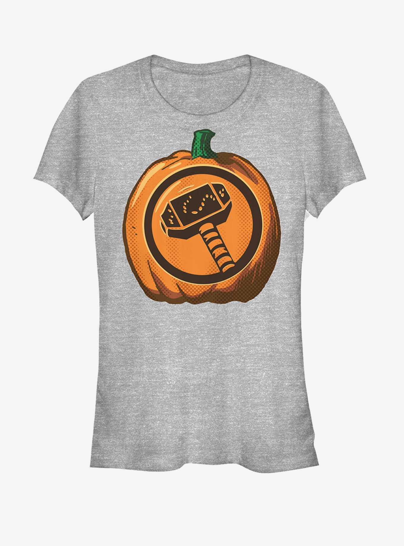 Marvel Halloween Thor Hammer Pumpkin Girls T-Shirt, , hi-res