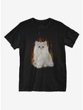 Kitty Fire T-Shirt, BLACK, hi-res