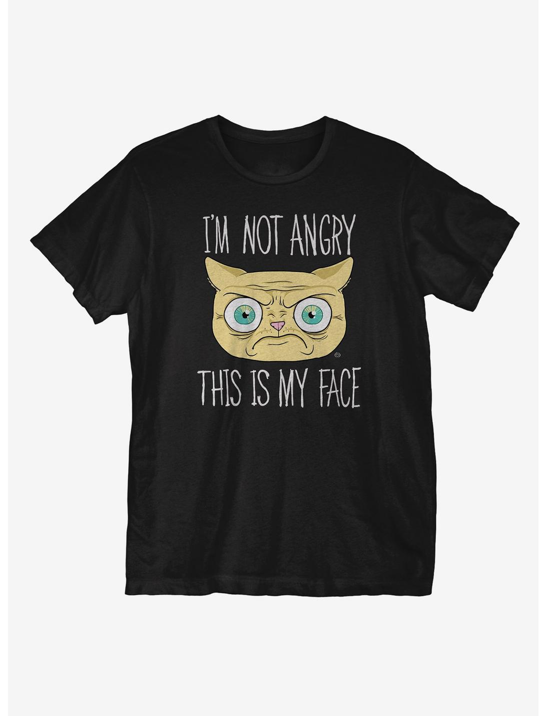This Is Just My Face T-Shirt, BLACK, hi-res