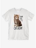 Caturday T-Shirt, WHITE, hi-res