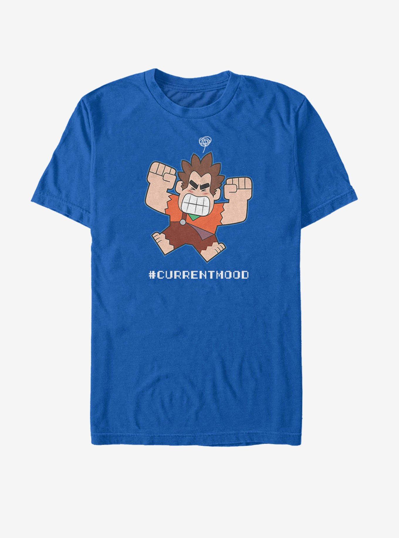 Disney Wreck-It Ralph Current Mood T-Shirt, ROYAL, hi-res