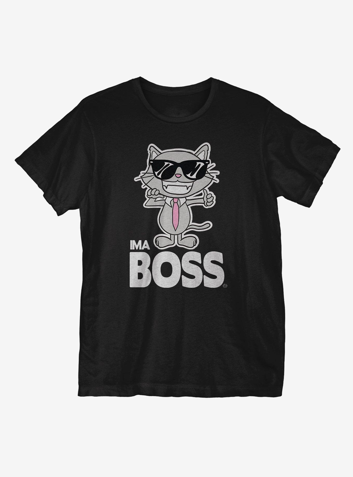 Ima Boss Cool T-Shirt, BLACK, hi-res