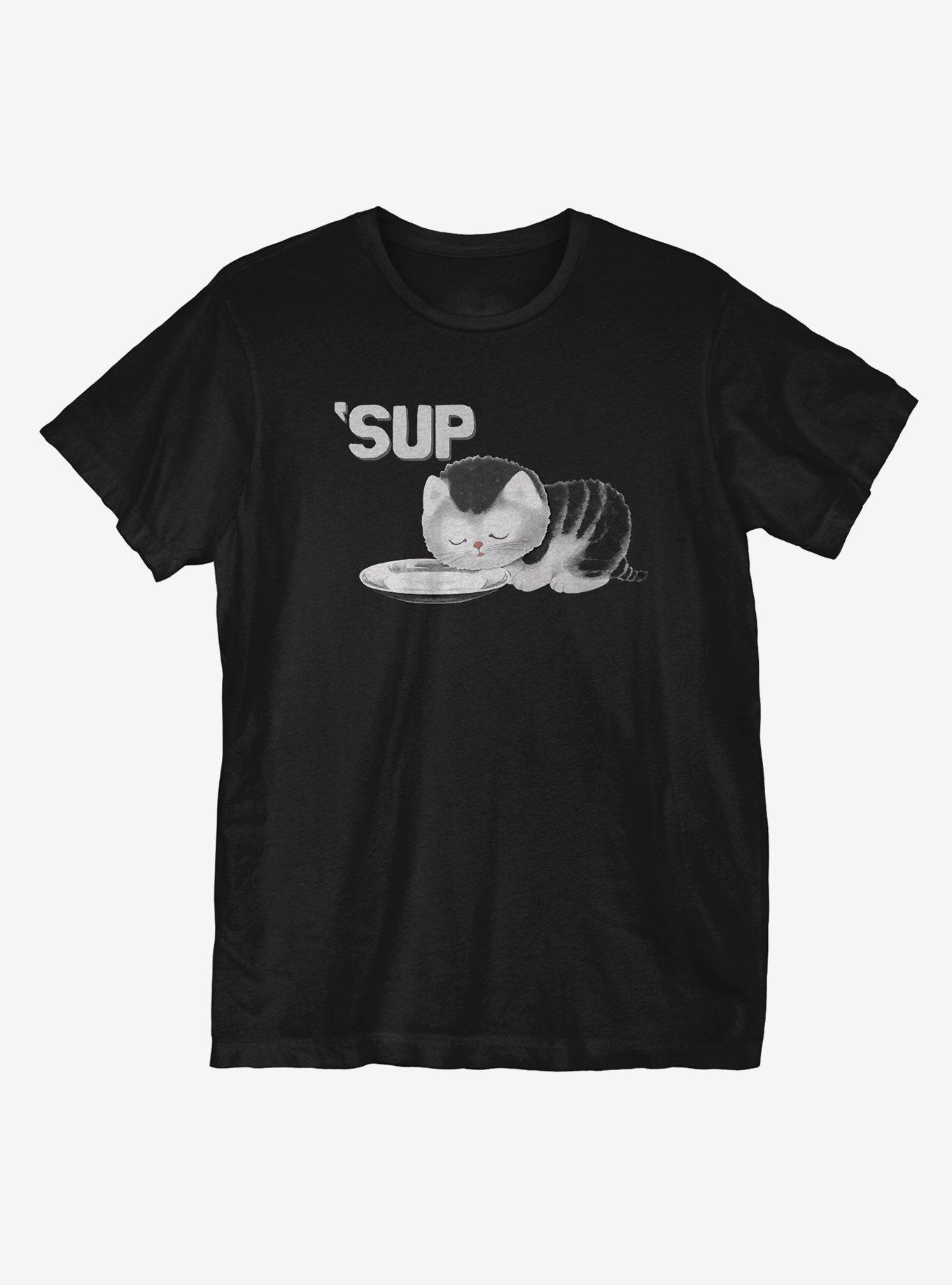 Sup T-Shirt, BLACK, hi-res