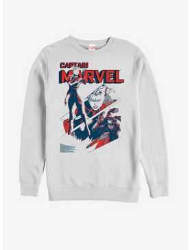 Marvel Captain Marvel The Woman Cap Sweatshirt, , hi-res