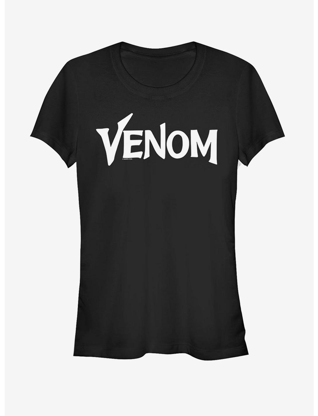 Marvel Venom Film Bold Logo Girls T-Shirt, WHITE, hi-res