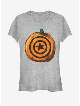 Marvel Halloween Captain America Shield Pumpkin Girls T-Shirt, , hi-res