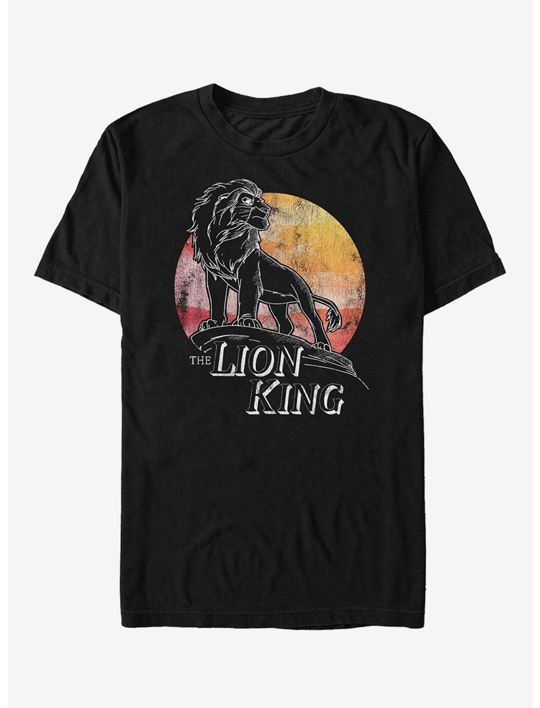 Disney Lion King Artistic King of Pride Lands T-Shirt, BLACK, hi-res
