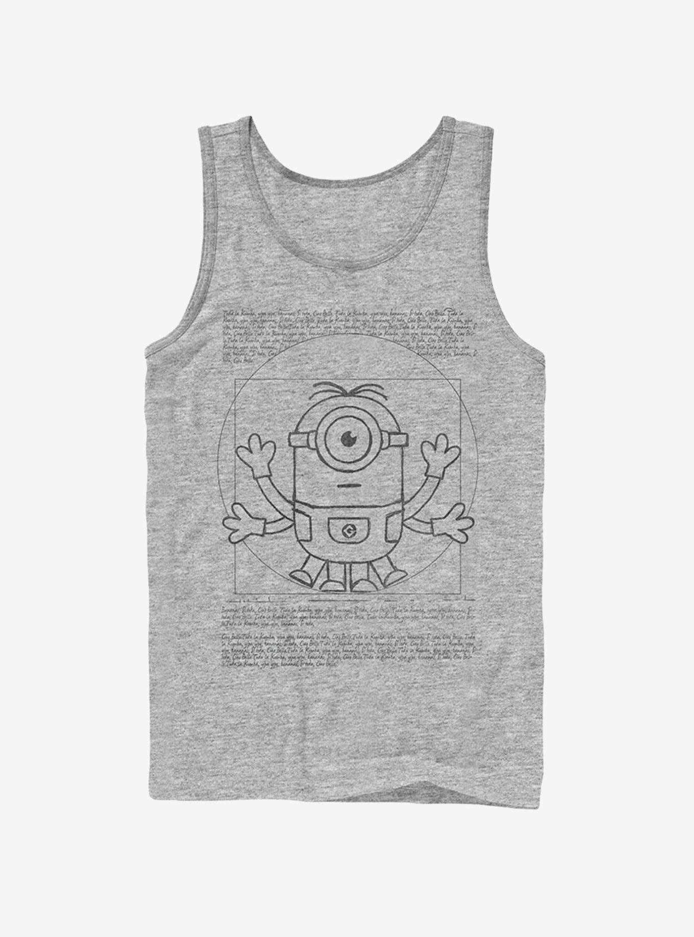 Minion da Vinci Man Tank Top, , hi-res