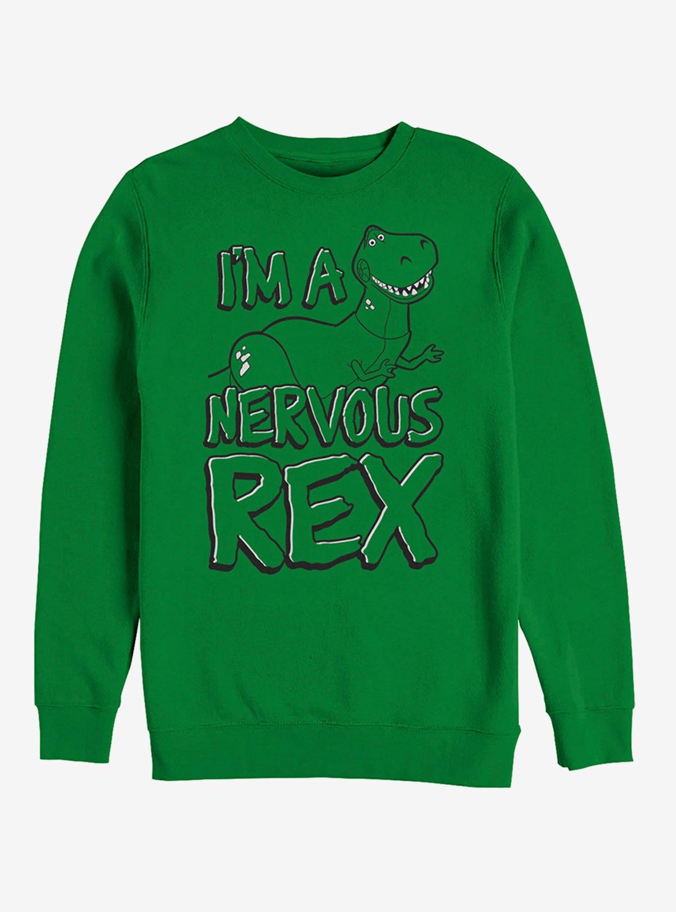 Disney Pixar Toy Story Nervous Rex Sweatshirt, KELLY, hi-res