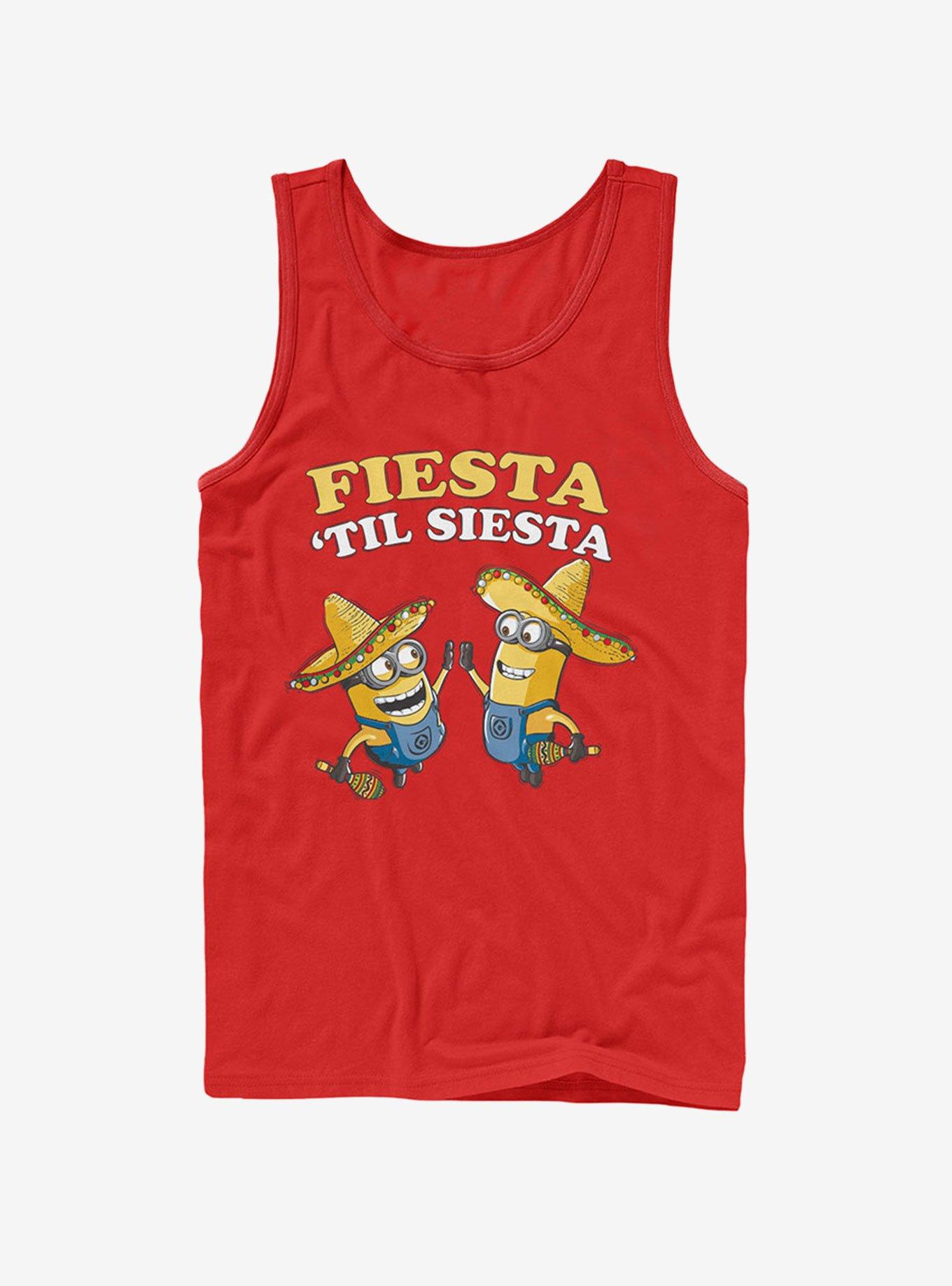 Minions Fiesta Tank Top, RED, hi-res