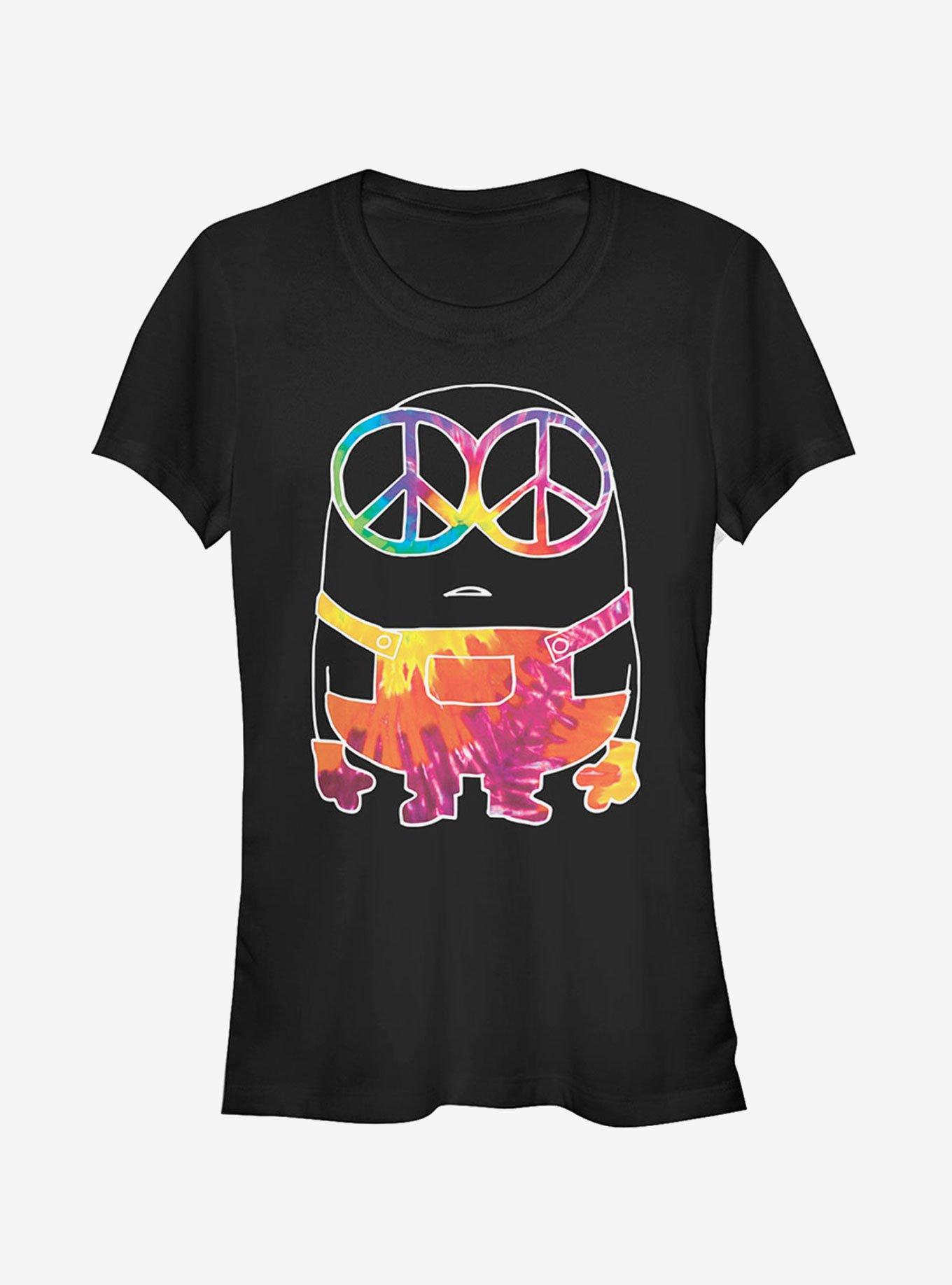 Minion Tie-Dye Girls T-Shirt, BLACK, hi-res