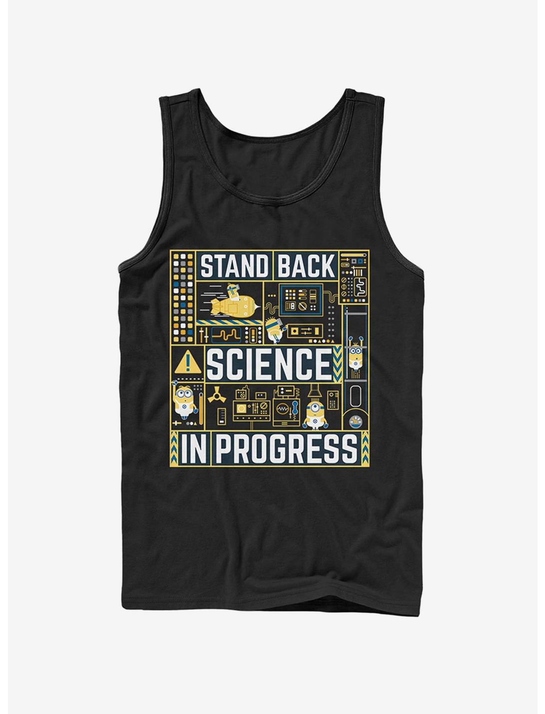 Minions Science in Progress Tank Top, BLACK, hi-res