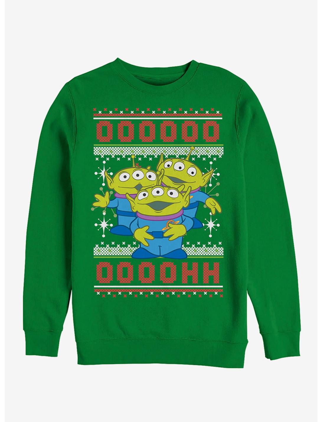 Disney Pixar Toy Story Ugly Christmas Sweater Alien Sweatshirt, KELLY, hi-res