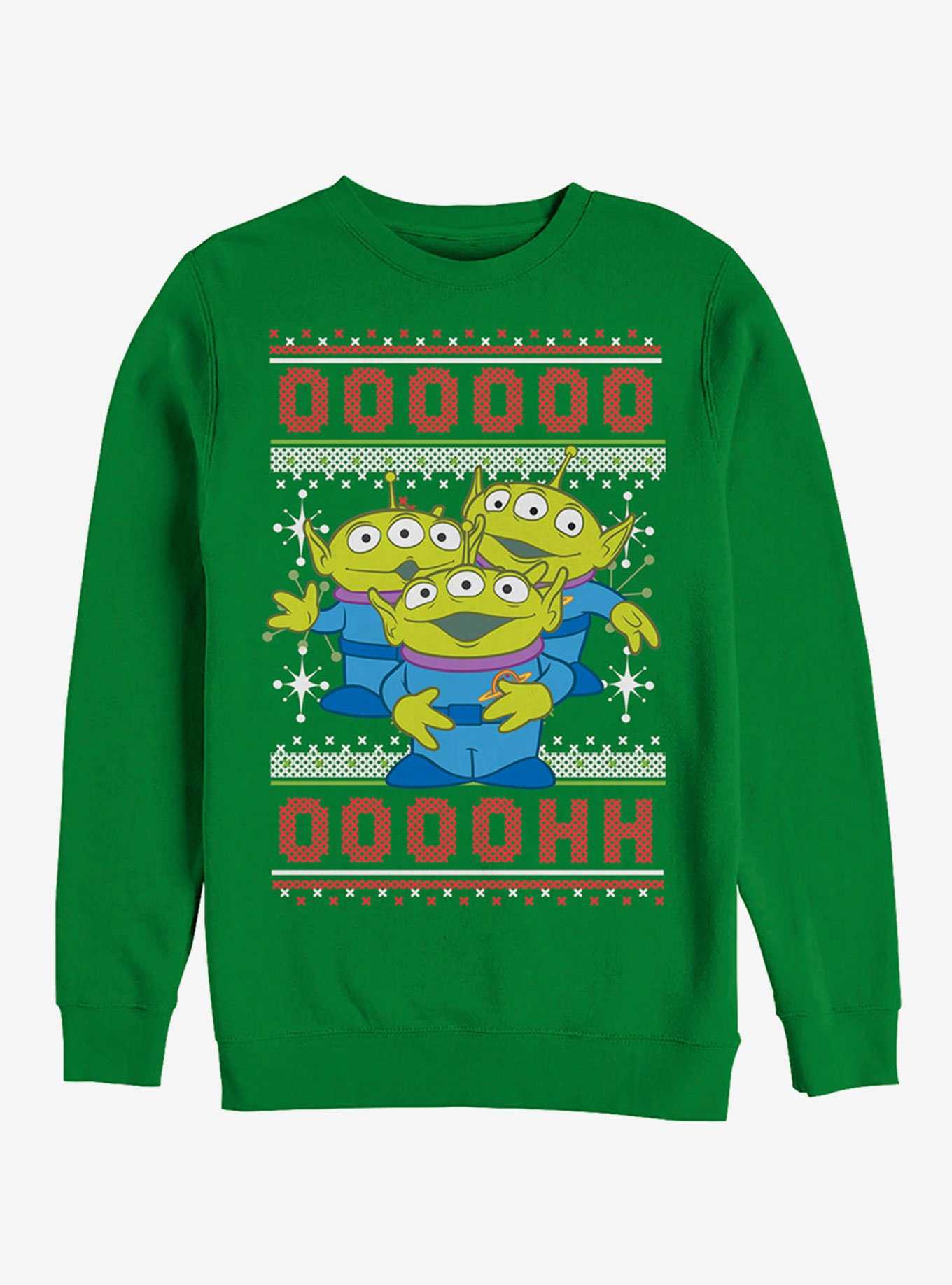 Disney Pixar Toy Story Ugly Christmas Sweater Alien Sweatshirt, , hi-res