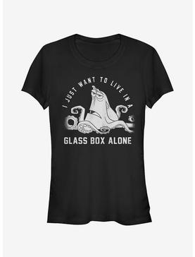 Disney Pixar Finding Dory Hank Glass Box Alone Girls T-Shirt, BLACK, hi-res
