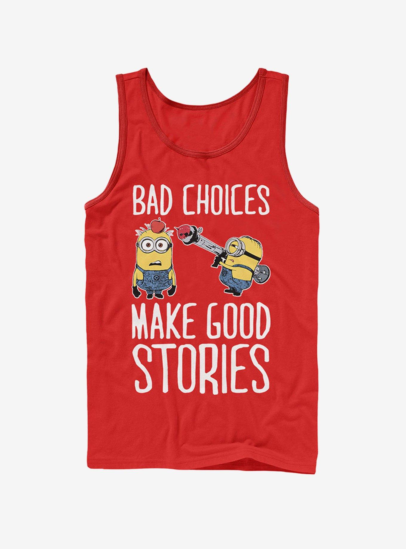 Minion Bad Choices Tank Top, , hi-res