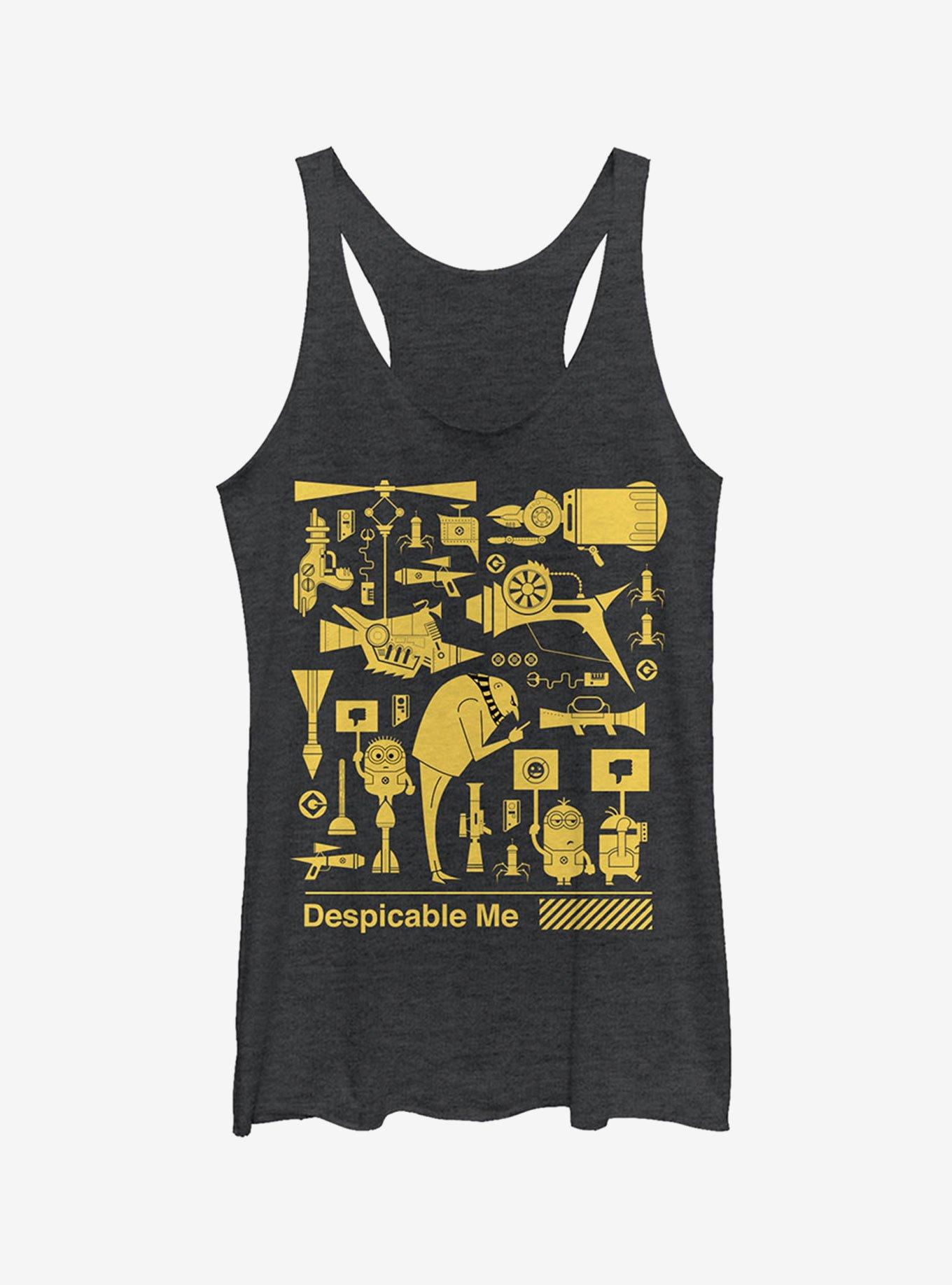 Minion Worker Strike Girls Tank Top, , hi-res