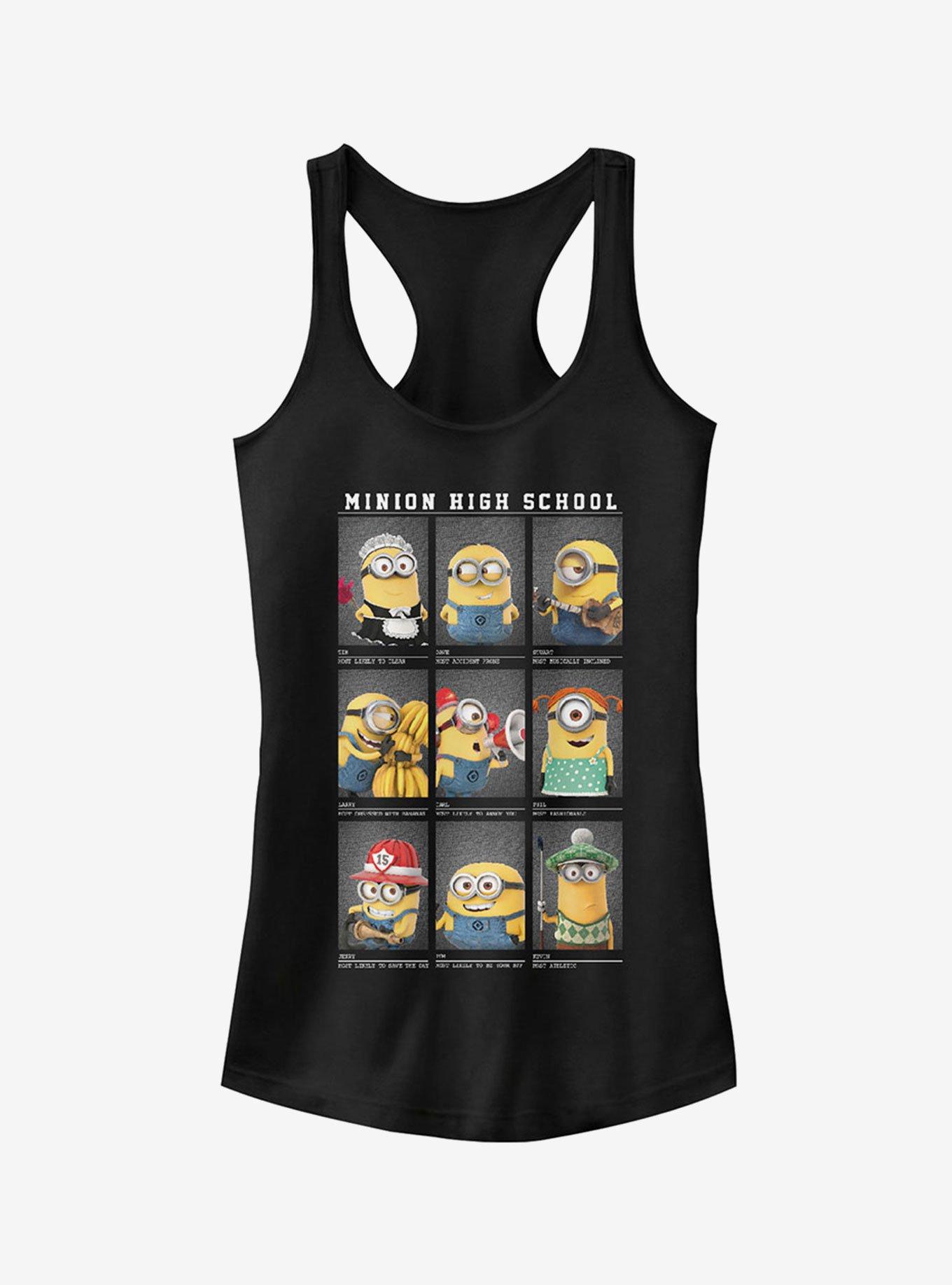 Minion High School Yearbook Girls Tank Top, , hi-res