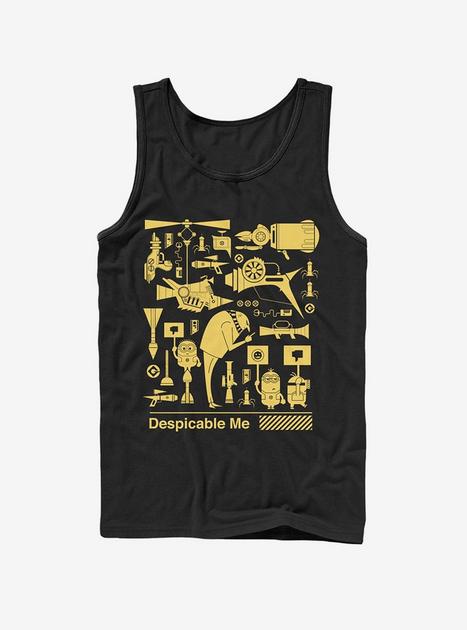 Minion Worker Strike Tank Top - BLACK | Hot Topic