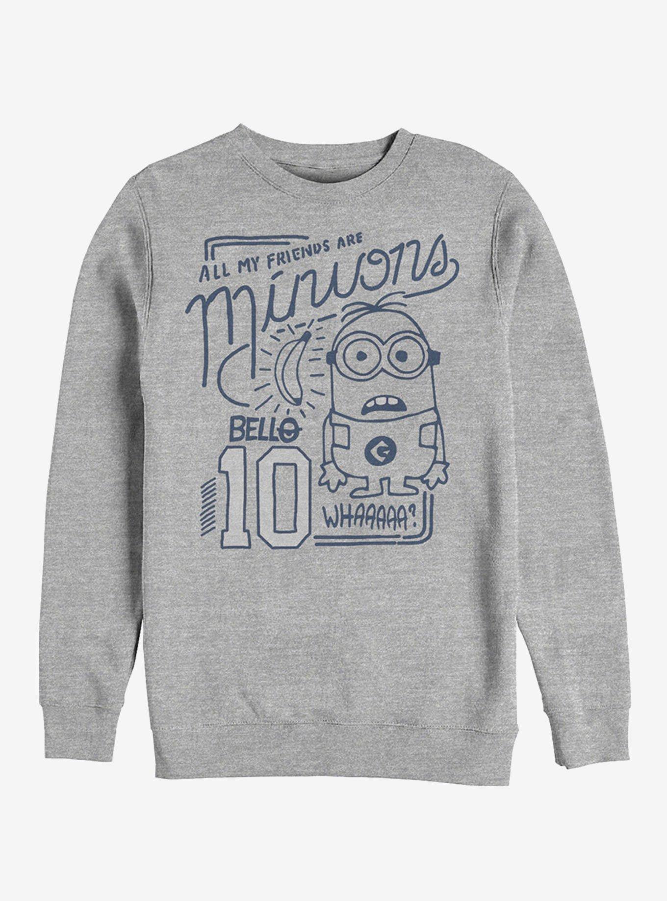 Minion My Friends Are Minion Sweatshirt, , hi-res