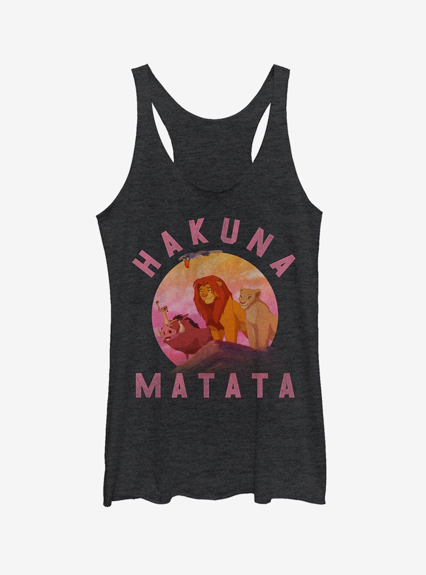 Disney Lion King Timon & Pumba Tank Top black