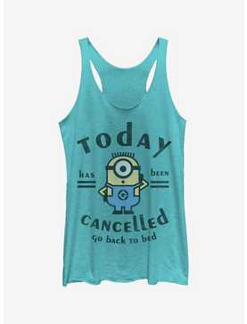 Minion Today Cancelled Girls Tank Top, , hi-res