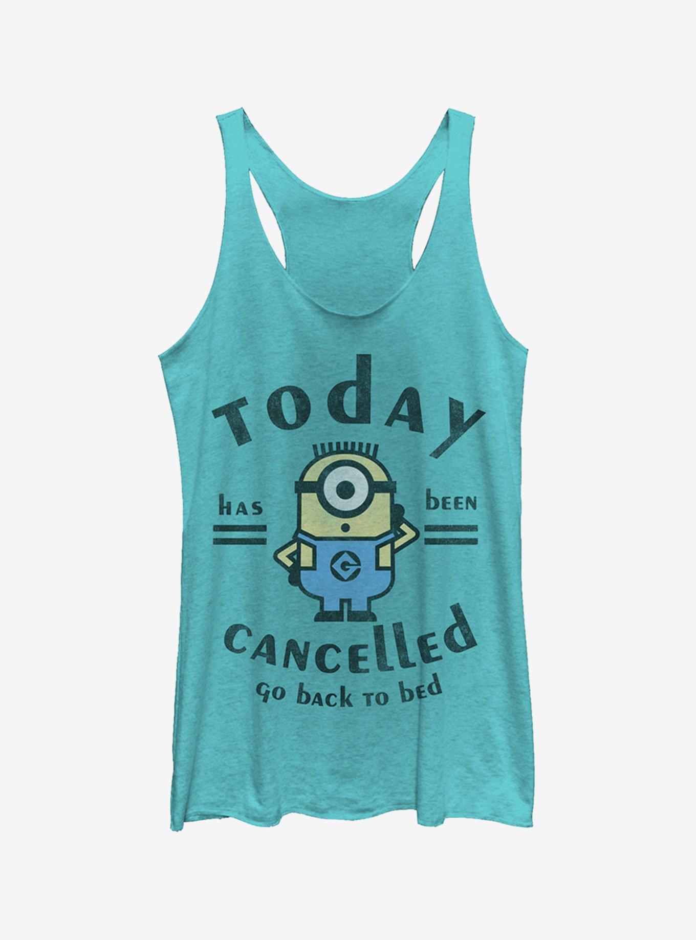 Minion Today Cancelled Girls Tank Top, , hi-res