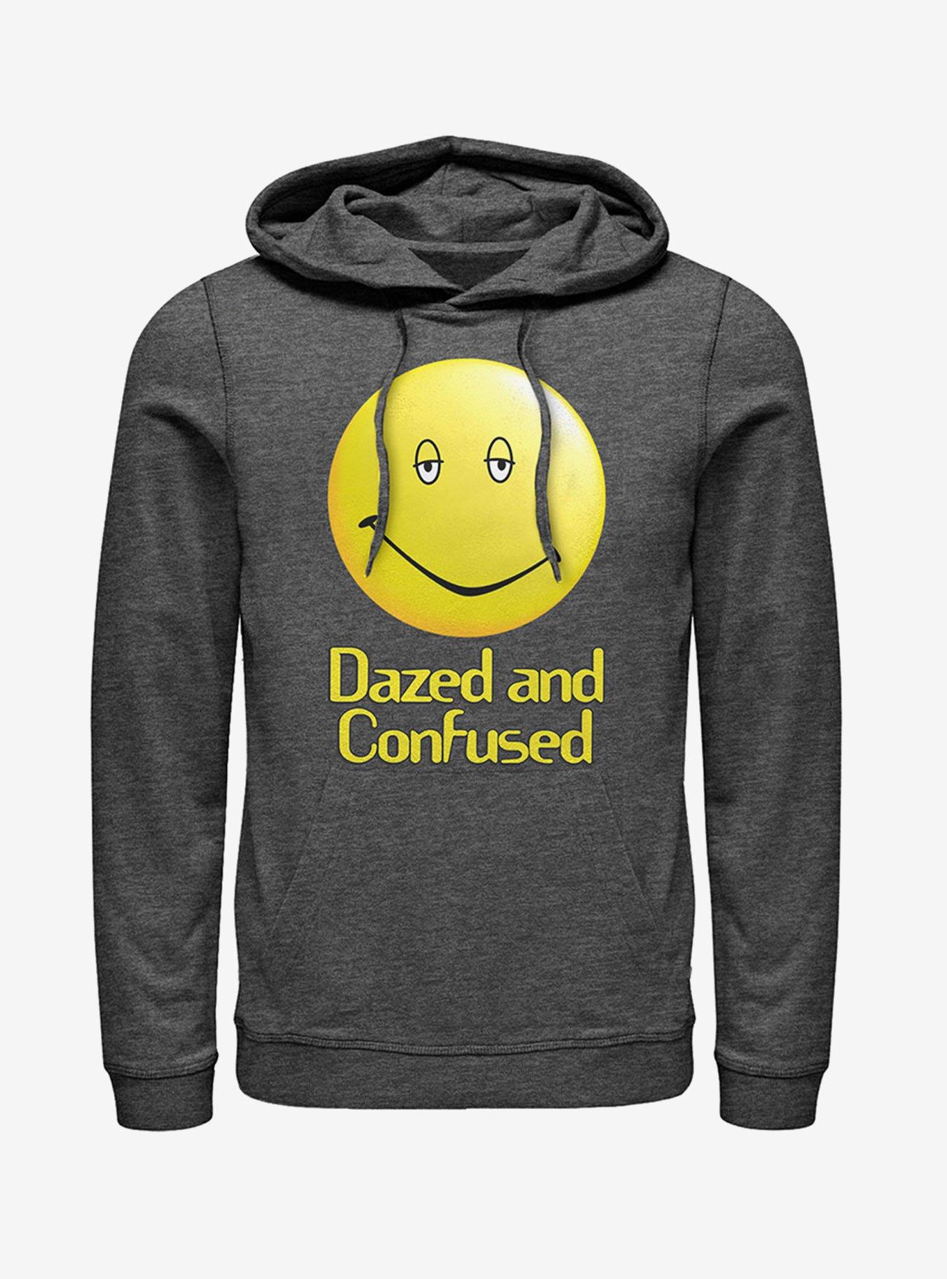 Dazed and Confused Big Smile Face Logo Hoodie, CHAR HTR, hi-res