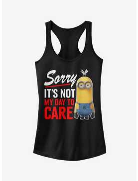 Minion Not Day to Care Girls Tank Top, , hi-res