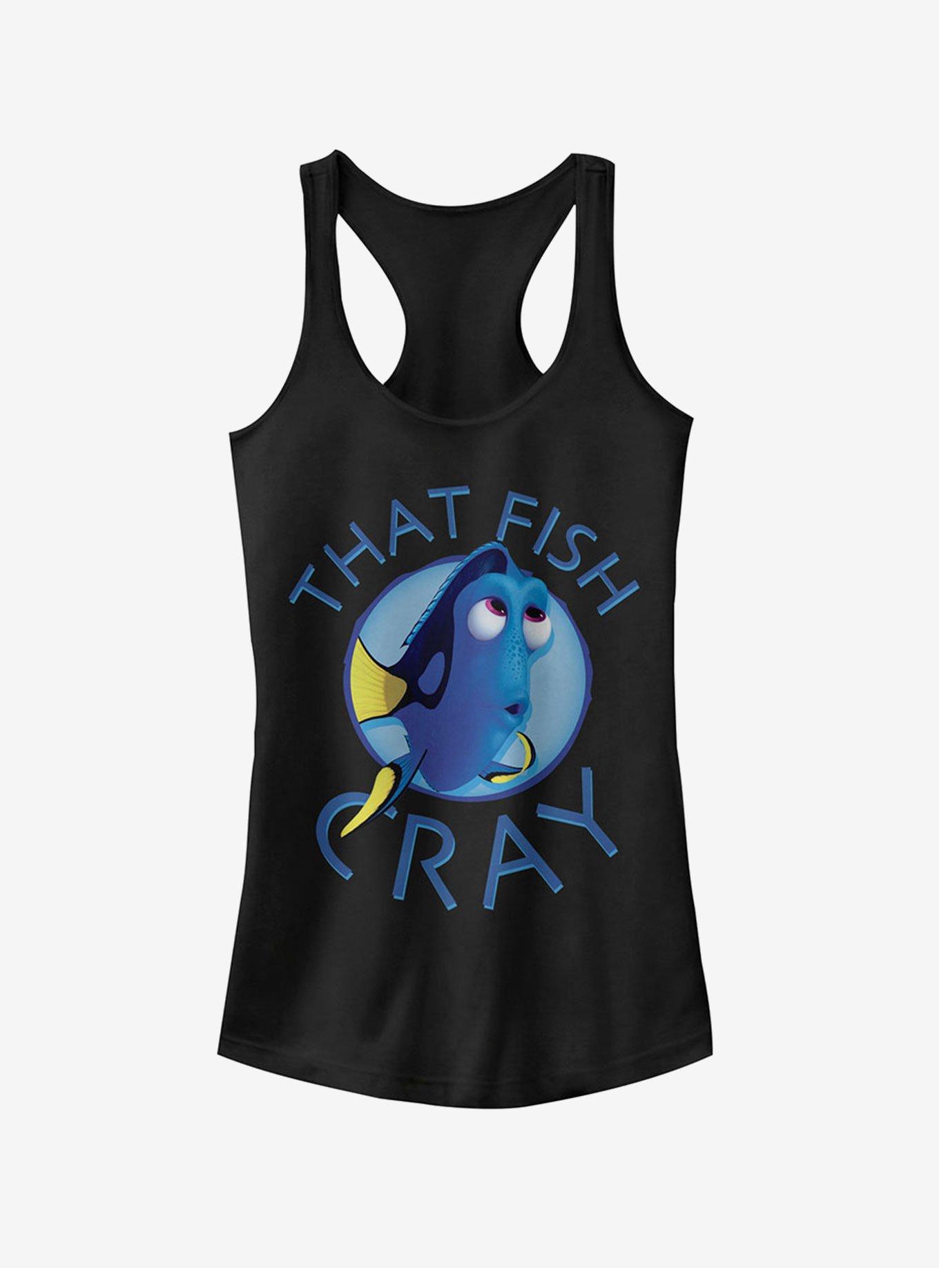 Disney Pixar Finding Dory That Fish Cray Girls Tank Top, BLACK, hi-res